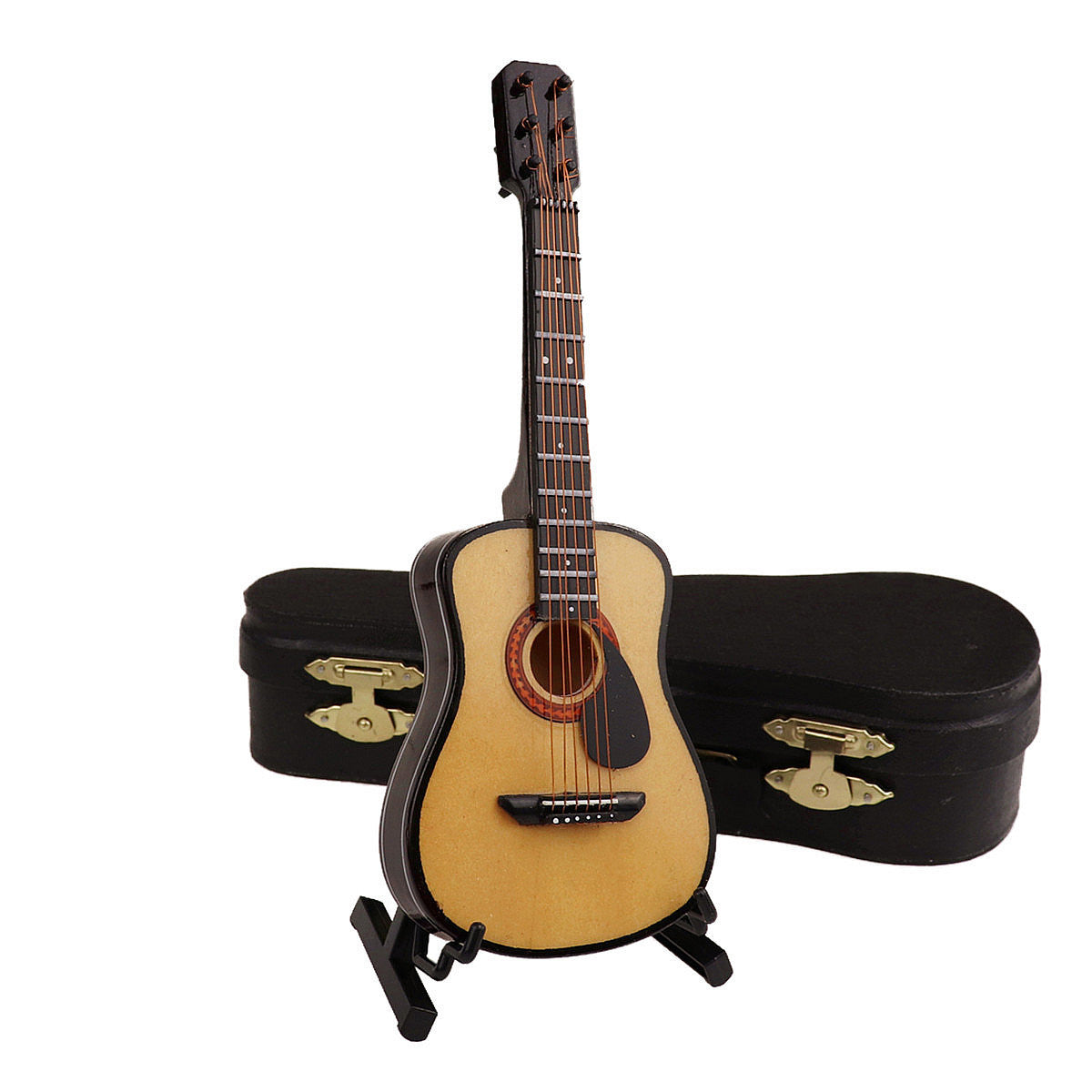 Miniature Guitar Decoration with Case