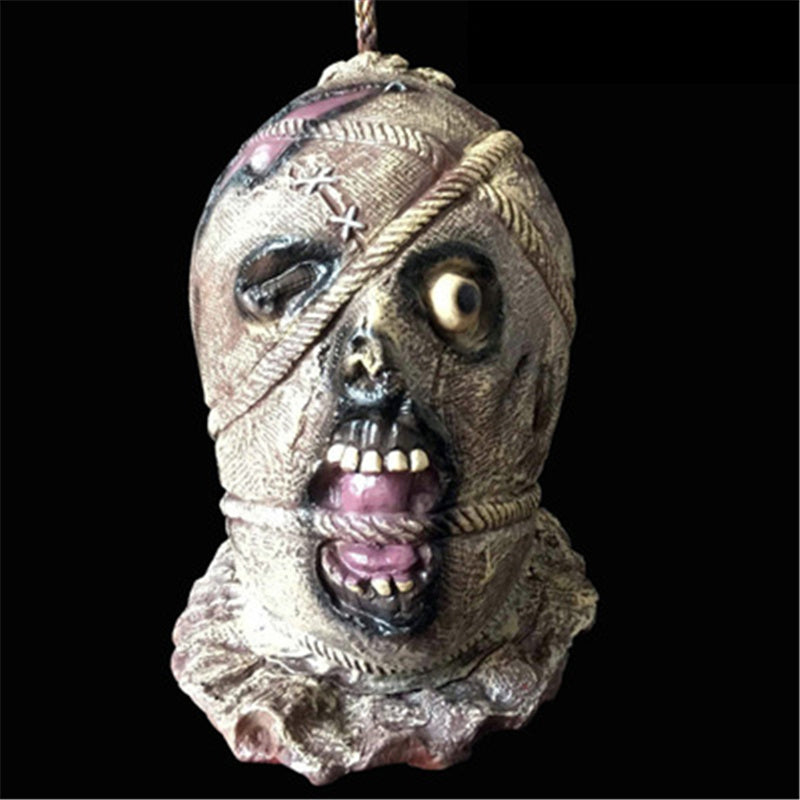 Horror Hanging Decapitated Head Prop