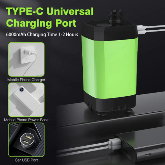 Portable Camping Shower Kit with Digital Display-1