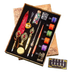 Vintage Calligraphy & Sealing Kit (6 Inks)