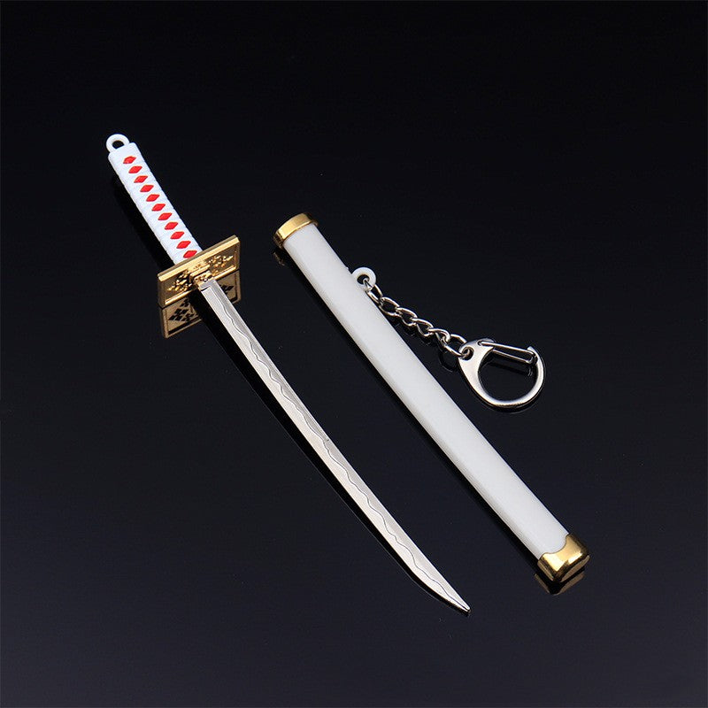 Mini Samurai Sword with Sheath Key Charm