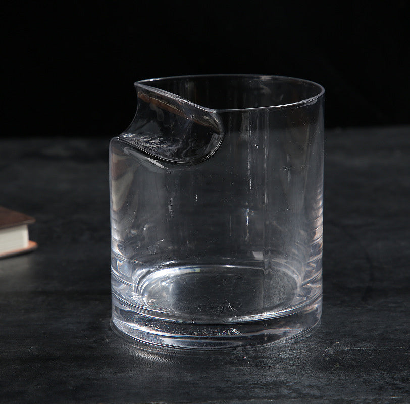 Cigar‑Slot Whisky Glass