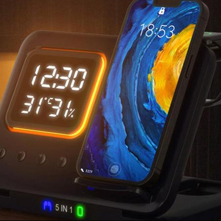 Foldable 5-in-1 Wireless Charging Station