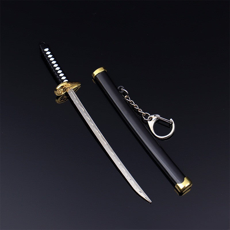Mini Samurai Sword with Sheath Key Charm