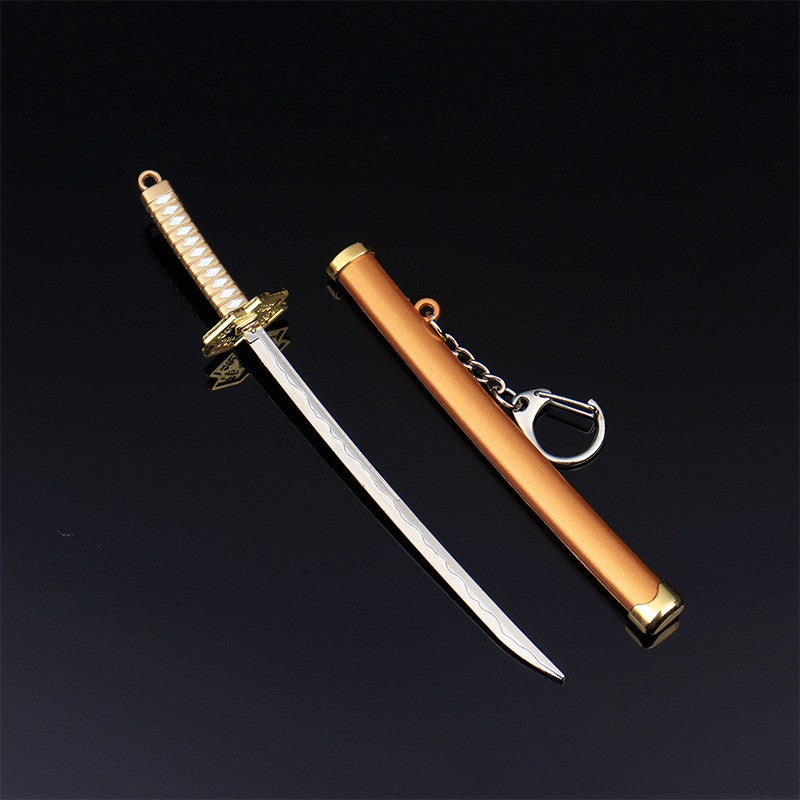 Mini Samurai Sword with Sheath Key Charm