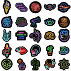 Neon Vinyl Graffiti Sticker Pack