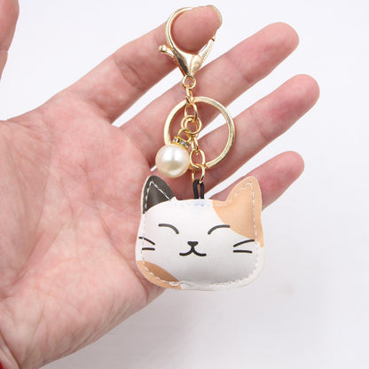 Cotton-Filled Kitten Keychain