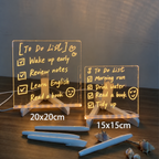 Luminous Acrylic Writing Board