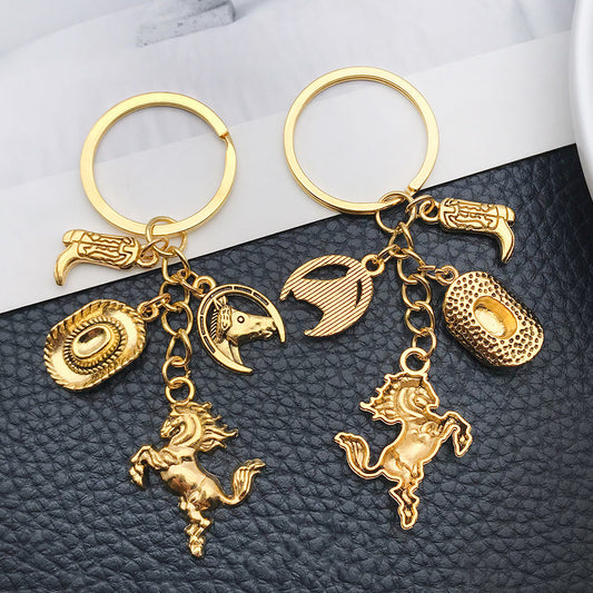 Western Spirit Cowboy Keychain