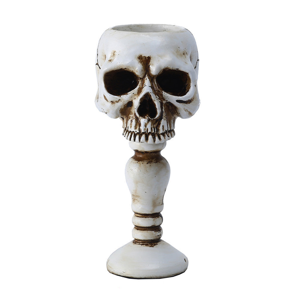 Skull Column Candlestick