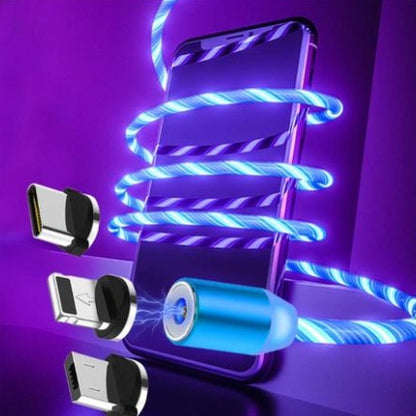 3-in-1 Luminous Magnetic Charging Cable