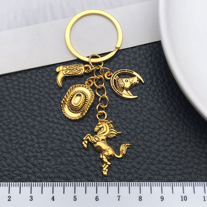 Western Spirit Cowboy Keychain