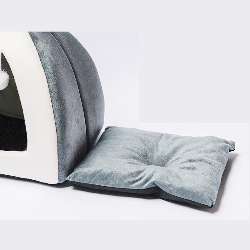 Plush Arctic Velvet Pet Hut