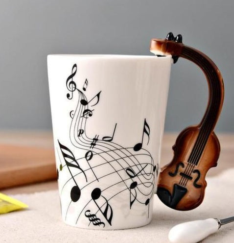 Musical Handle Coffee Cup