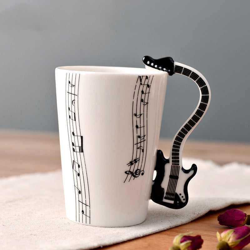 Musical Handle Coffee Cup