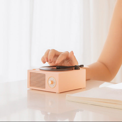 Mini Record Player Bluetooth Speaker