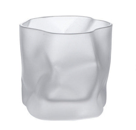 Melted Crystal Whiskey Glass