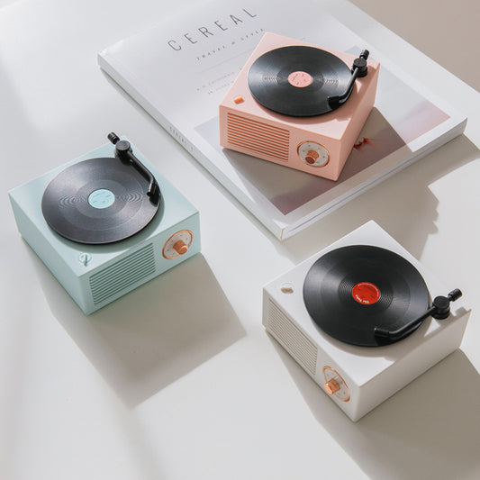 Mini Record Player Bluetooth Speaker