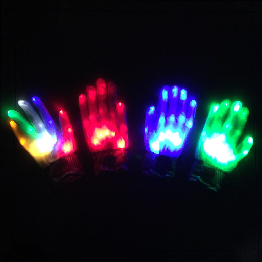 LED Skeleton Hand Gloves