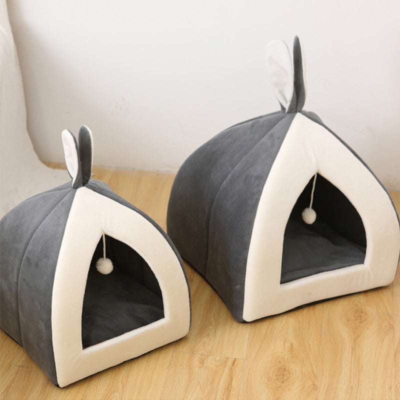Plush Arctic Velvet Pet Hut