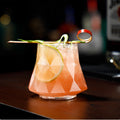 Diamond Cut Cocktail Glass