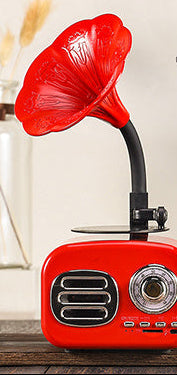 Gramophone Type Bluetooth Speaker