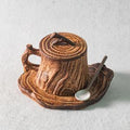 Woodland Coffee Cup with Lid & Plate