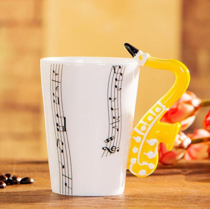 Musical Handle Coffee Cup
