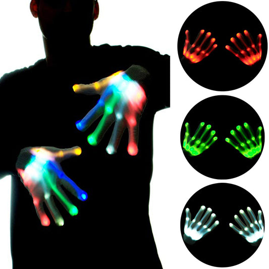 LED Skeleton Hand Gloves