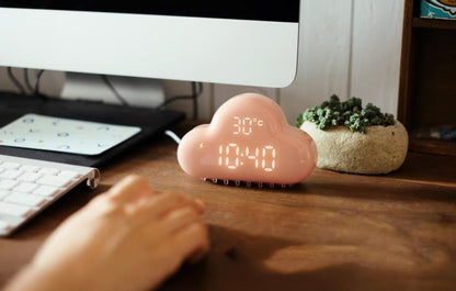 Cute Cloud LED Alarm Clock