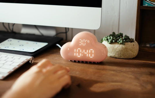 Cute Cloud LED Alarm Clock