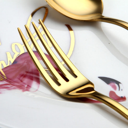 Golden Luxe Cutlery Briefcase Set