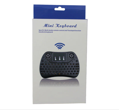Mini touch keyboard with seven-color backlight English