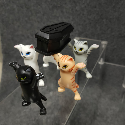 Dancing Coffin Cats Pen Holder