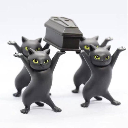 Dancing Coffin Cats Pen Holder