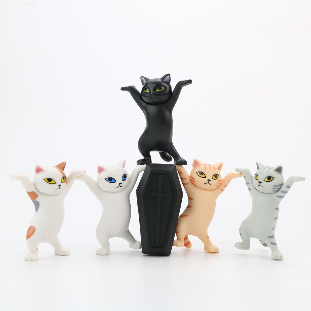 Dancing Coffin Cats Pen Holder