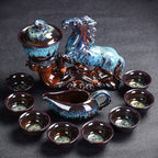 Color Glaze Kung Fu Tea Set