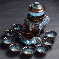 Color Glaze Kung Fu Tea Set