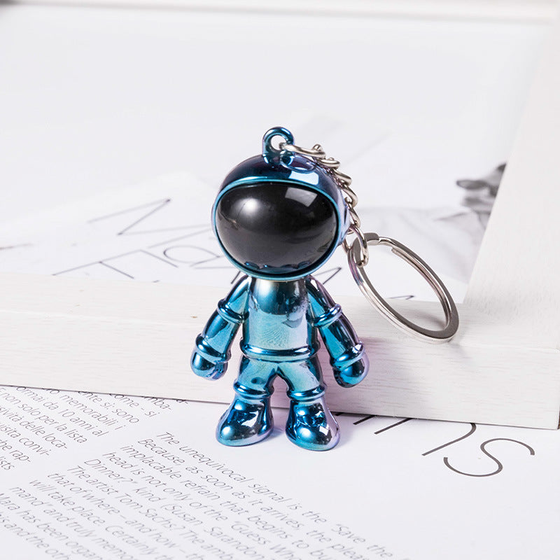 Alloy Spaceman Keychain and Necklace
