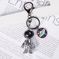 Alloy Spaceman Keychain and Necklace