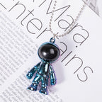 Alloy Spaceman Keychain and Necklace