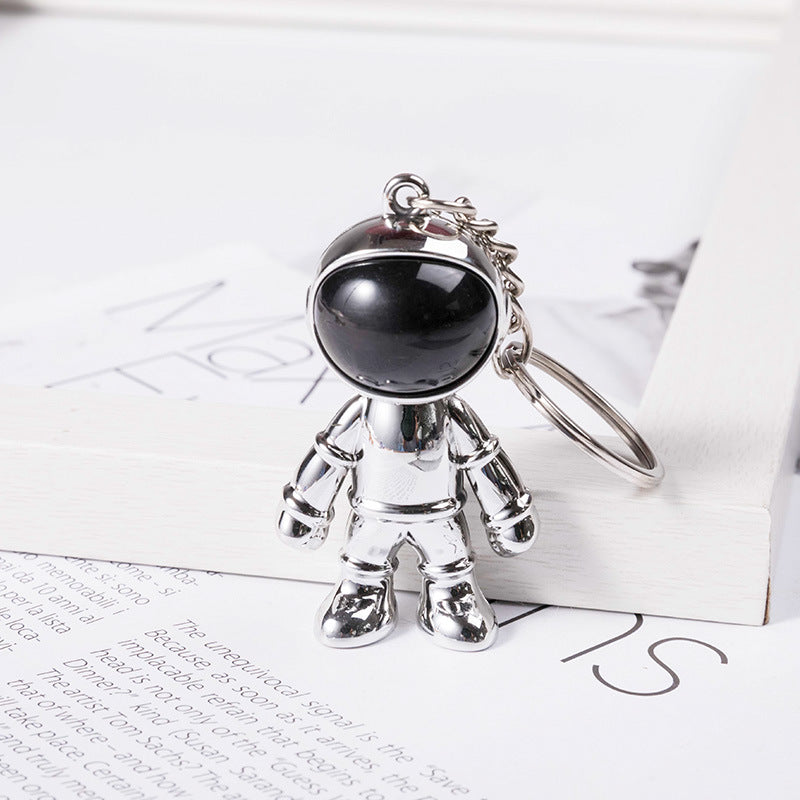 Alloy Spaceman Keychain and Necklace