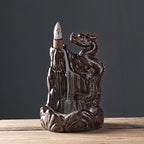 Handmade Ceramic Dragon Backflow Burner
