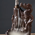Handmade Ceramic Dragon Backflow Burner