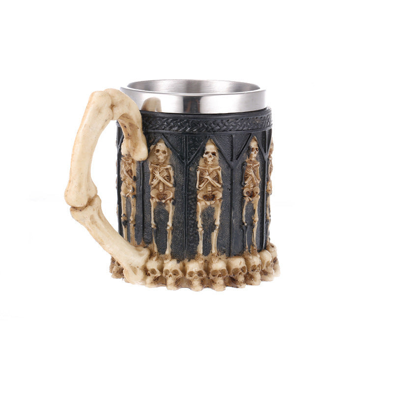 Dark Cathedral Skeleton Mug