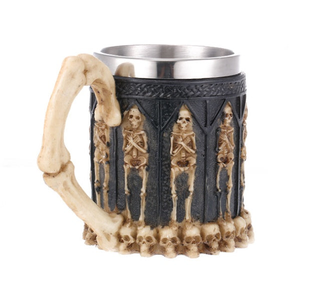 Dark Cathedral Skeleton Mug