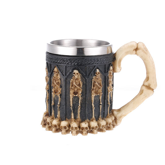 Dark Cathedral Skeleton Mug