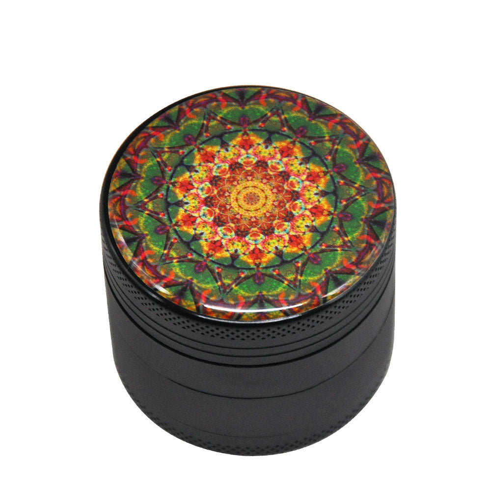 Vortex Pattern Aluminum Grinder