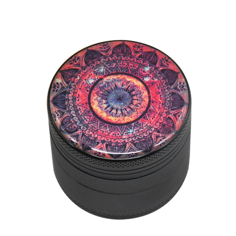Vortex Pattern Aluminum Grinder