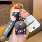 A-Hole Pig Day Keychain